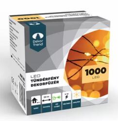 DekorTrend Tündérfény dekorfüzér 5000 cm, 1000 LED meleg fehér, zöld kábel (KDE_261) - kontaktor