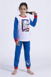 Sonic A Sonic World hosszú pizsama, kék/fehér, 152 cm - 12 év (MALLFASHION-12911-12)