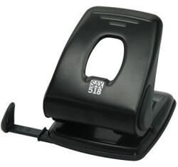 ICO Lyukasztó, kétlyukú, 40 lap, SAX "518", fekete (ISA518FK) - emag