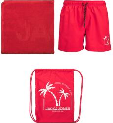 JACK & JONES Jack & Jones, Fürdőnadrág és törölköző szett - 2 részes, Piros, S (12278729-TRUE-RED-S)