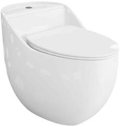 Spectrum Set vas WC monobloc, Spectrum, Olimpos, Rimless Protect, cu capac și rezervor, alb (32503)