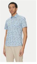 BLEND Férfi kevert anyagú ing, 20718102, poliészter/pamut, L INTL, kék (0000304798702_L)