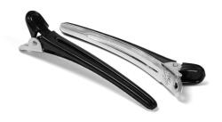 BraveHead Hair Clips Aluminium/Plastic Black 12 ks