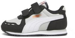 PUMA Puma, Cabana Racer SL 20 tépőzáras sneaker, Mandarinszín, Törtfehér, Antracitszürke, 20 EU (383731-11-4)