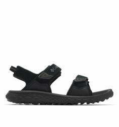 Columbia Columbia, Konos nyersbőr és műbőr túraszandál, Fekete, 7 (2121561-010-7)