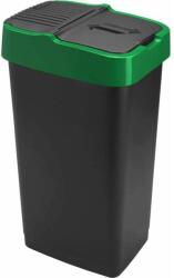 Heidrun Heidrun Szemetes billenős 35L 33x26x51cm Push Up Fekete (401343)