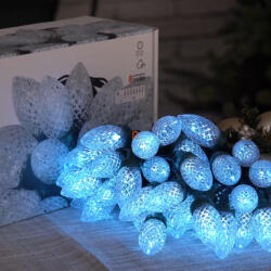 EMOS LED karácsonyi fényfüzér - tobozok, 9, 8 m, kültéri és beltéri, hidegfehér, programozható (D5ZC01)