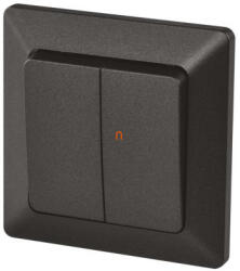 EMOS Dupla váltókapcsoló antracit színben (A6100.8)