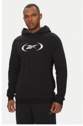 Reebok Férfi Kapucnis Pulóver, 100214852, Pamut/Poliészter, M INTL, Fekete (0000305250452_M)