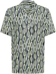 Mustang Férfi Ing, 1016473, Viszkóz/Len, M INTL, Zöld (0000305070586_M)