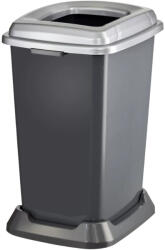 PLANET Szelektív hulladékgyűjtő szemetes Antracit-Szürke 50L (UP900M)