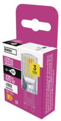 EMOS LED izzó Classic JC / G9 / 4 W (40 W) / 470 lm / természetes fehér (ZQ9545)