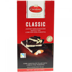 Carstens Classic marcipános étcsokoládé 140g