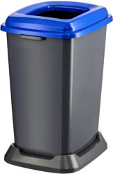 PLANET Szelektív hulladékgyűjtő szemetes Antracit-Kék 50L (UP900B)