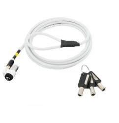 MOBILIS Security cable key lock slim pivoting head in steel T Lock slot (001325)