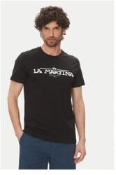 La Martina férfi póló, MAR304 JS206, pamut, L INTL, fekete (0000305335036_L)