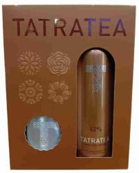 TATRATEA Peach White Tea likőr 0, 7l 42% + FLASKA DD DRS