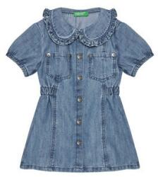 United Colors of Benetton Lányka ruha, United Colors of Benetton 41DWGV029 901, pamut/poliészter, kék, 104 CM (0000304709258_104)