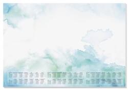 SIGEL Könyökalátét, 595x410 mm, 3 éves és heti tervezővel, SIGEL "Watercolor Sea (SIH6314) - primatinta