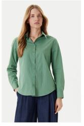 Benetton női ing, 5HAXDQ0AX, pamut, S INTL, zöld (0000304727955_S)