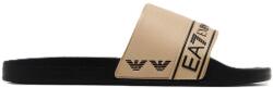 EA7 Férfi papucs, tape slide u, 7X000110-AF15128-FC001, 40 EU, Fekete (7x000110-af15128-fc001-40)