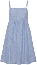 PIECES Női nyári ruha Pieces, 17155309, Pamut/Len, M INTL, Kék (0000304916106_M)
