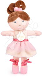 Doudou Păpușa balerina My Ballerina Doll White Jolijou 20 cm cu fustiță roz din material moale de la 12 luni (JJ6059) Papusa