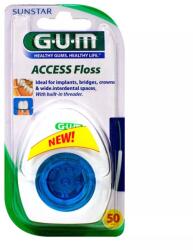 GUM Fogselyem, fogíny, fogselyem, beépített kefével, orsó, 50 használat (APZ)