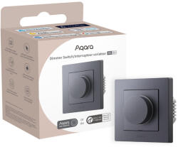 Aqara Dimmer Switch H2 EU - fényerőszabályzós villanykapcsoló, szürke, Bluetooth, Zigbee, Thread (KD-R01D-G) (KD-R01E)
