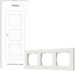 Aqara Switch Frame H2 White - fehér hármas EU sorolókeret (FE-X02D) (FE-X02D)