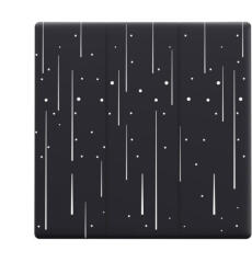 SONOFF TX Ultimate T5-3C - 3 gombos villanykapcsolóhoz csillag mintás előlap (T5-3C-86-star)