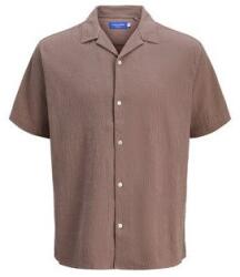 JACK & JONES Jack Jones Férfi Ing, 12255781, Pamut, M INTL, Barna (0000304777547_M)