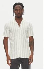 Lindbergh Férfi Ing, 30-203321, Pamut/Len, M INTL, Bézs (0000304879425_M)