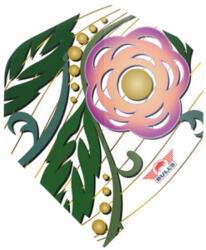 Bull's Netherland Fluturas darts Bull's Series 100 Flora Camil, No2 (BU50939)