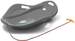 Baby Mix Gyerek hócsúszka popsi szánkó Kagyló Baby Mix PREMIUM KOMFORT 80 cm szürke (2-49717)