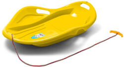 Baby Mix Gyerek hócsúszka popsi szánkó Kagyló Baby Mix PREMIUM KOMFORT 80 cm sárga (2-49341)