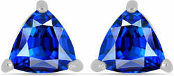  Ezüst Fülbevaló Ausztrál Kék Zafírral, Y62534