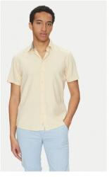 BLEND Férfi kevert anyagú ing, 20717866, len/viszkóz, S INTL, bézs (0000304639067_S)