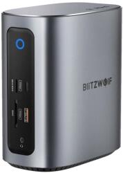 BlitzWolf BW-TH15 17 az 1-ben dokkolóállomás 2xHD+DP+4xC+3xUSB 3.0+USB 3.1+C 3.2+C PD+RJ45+micro SD+SD+3.5mm audio
