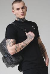 Karl Lagerfeld Karl Lagerfeld, Pamut póló rátétes logóval, Fekete, XL (7557100500224-990-XL)