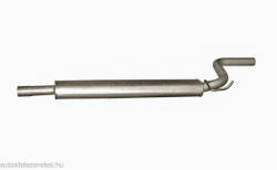 Polmostrow POLMO 17.84 - Kipufogó közép dob OPEL MERIVA 1.4 (2010-) (K17-84ALU-POL)
