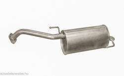 Polmostrow POLMO 15.239 - Kipufogó hátsó dob NISSAN MICRA 1.0, 1.2, 1.4, 1.5 D (2002-) (K15-239ALU-POL)