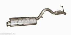 Polmostrow POLMO 14.145 - Kipufogó hátsó dob MITSUBISHI L200 2.5 TD (1996-2007) (K14-145ALU-POL)