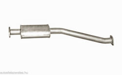 Polmostrow Polmo 15-182 középső kipufogó dob - NISSAN Navara (D22), Navara (D40), NP (K15-182ALU-POL)