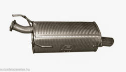 Polmostrow Polmo 15-76 hátsó kipufogó dob - NISSAN Juke I (K15-76ALU-POL)