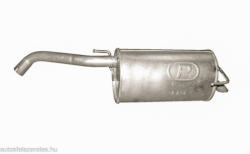 Polmostrow Polmo 15.232 - NISSAN Kipufogó hátsó dob (K15-232ALU-POL)