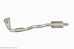 Polmostrow Polmo 17-304 kipufogó dob rezonátorral - OPEL Astra G, Zafira A (K17-304ALU-POL)