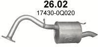 Polmostrow Polmo 26.02 hátsó dob - Toyota Yaris 1.0i 12V 11 (K26-02ALU-POL)