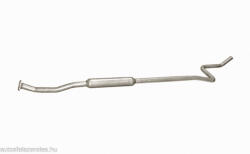 Polmostrow Polmo 19.230 - PEUGEOT Középső kipufogó dob (K19-230ALU-POL)