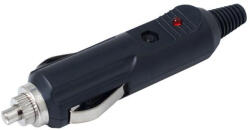 CARMOTION Szivargyújtó Euro csatlakozó leddel és biztosíték foglalattal (CM86114)